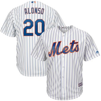 Pete Alonso New York Mets white jersey