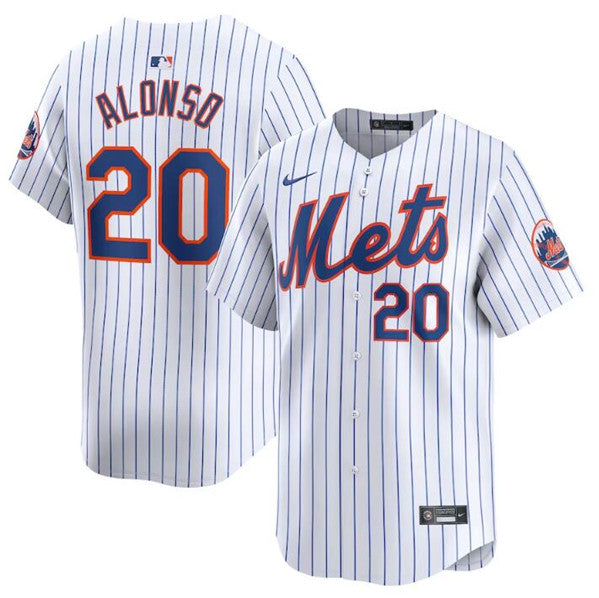 Pete Alonso New York Mets white Home jersey