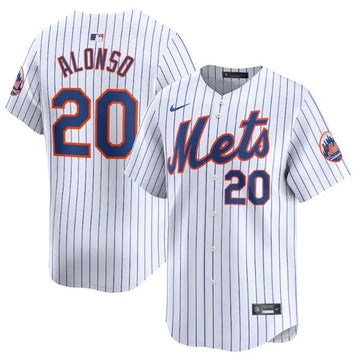 Pete Alonso New York Mets white Home jersey