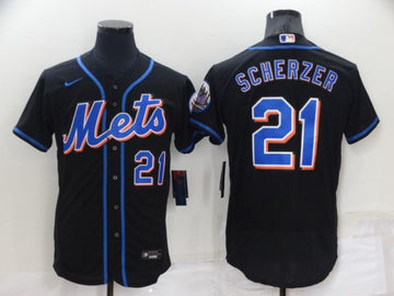 Max Scherzer New York Mets black jersey