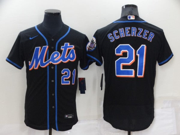 Max Scherzer New York Mets black jersey