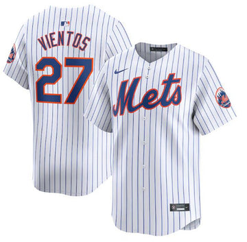 Mark Vientos New York Mets white Home jersey