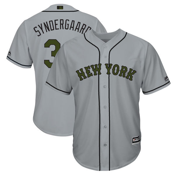 Noah Syndergaard New York Mets gray jersey