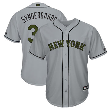 Noah Syndergaard New York Mets gray jersey