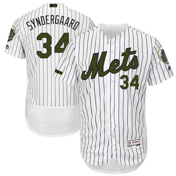 Noah Syndergaard Majestic New York Mets white Authentic jersey