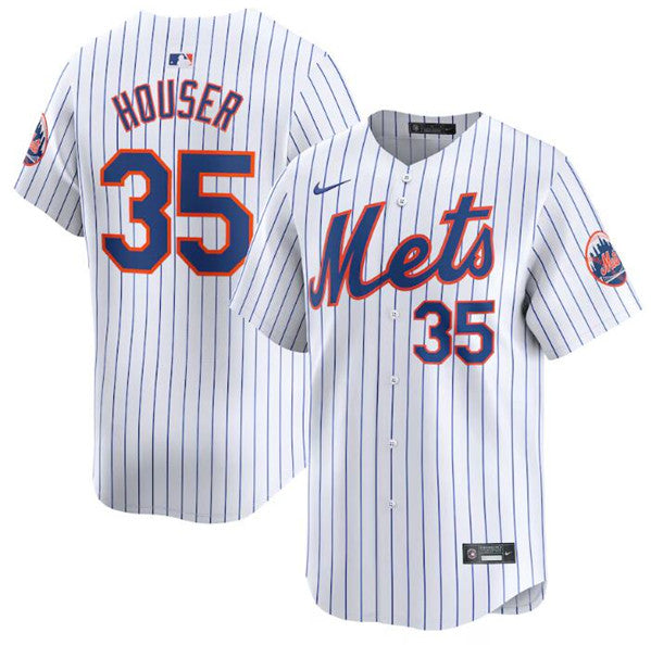 Adrian Houser New York Mets white Home jersey