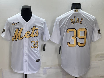 Edwin Diaz New York Mets white All-Star jersey