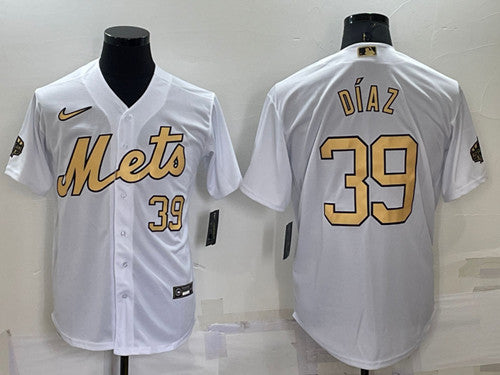 Edwin Diaz New York Mets white All-Star jersey