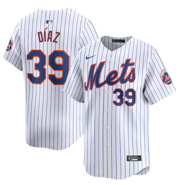 Edwin Diaz New York Mets white Home jersey