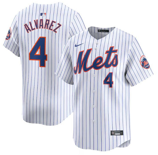 Francisco Alvarez New York Mets white Home jersey
