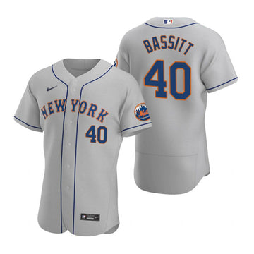 Chris Bassitt New York Mets grey jersey