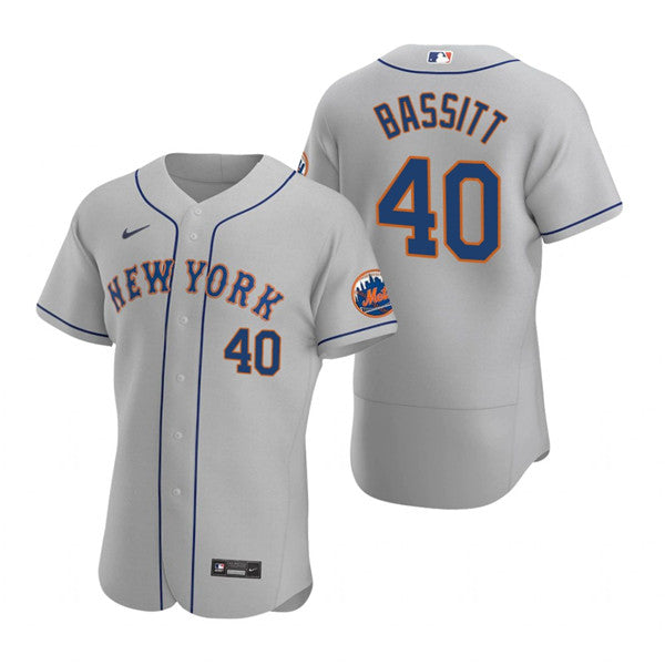Chris Bassitt New York Mets grey jersey