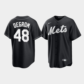 Jacob deGrom New York Mets black jersey