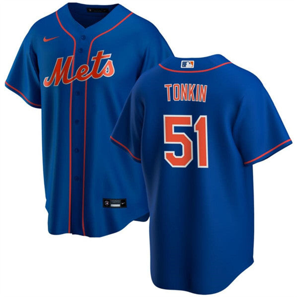 Michael Tonkin New York Mets blue jersey