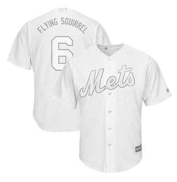 Jeff McNeil Flying Squirrel New York Mets white jersey