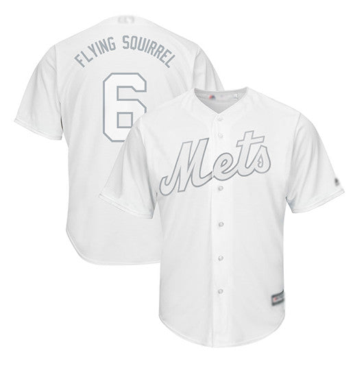 Jeff McNeil Flying Squirrel New York Mets white jersey