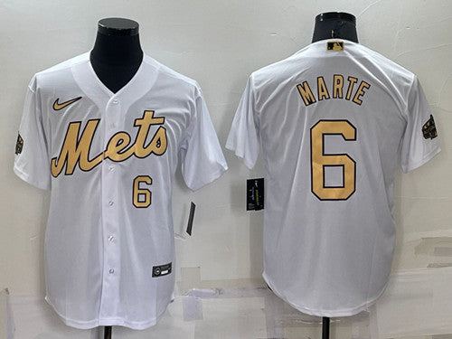 Starling Marte New York Mets white All-Star jersey