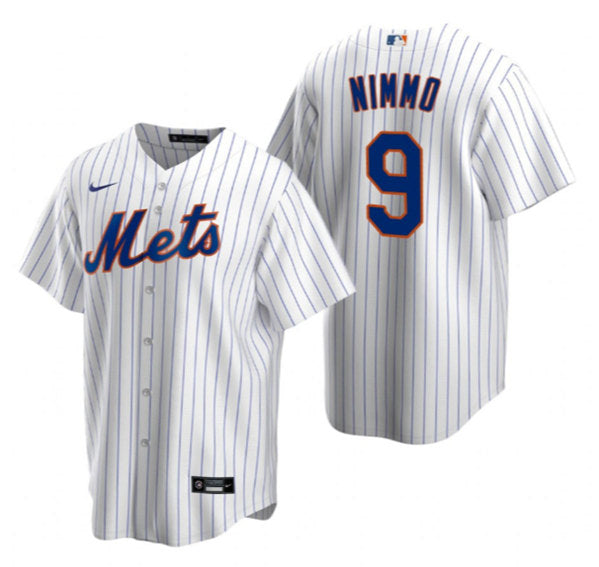 Brandon Nimmo New York Mets white jersey