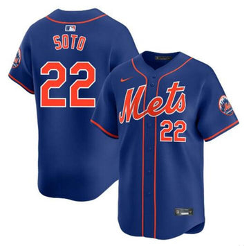 Custom New York Mets royal Alternate jersey