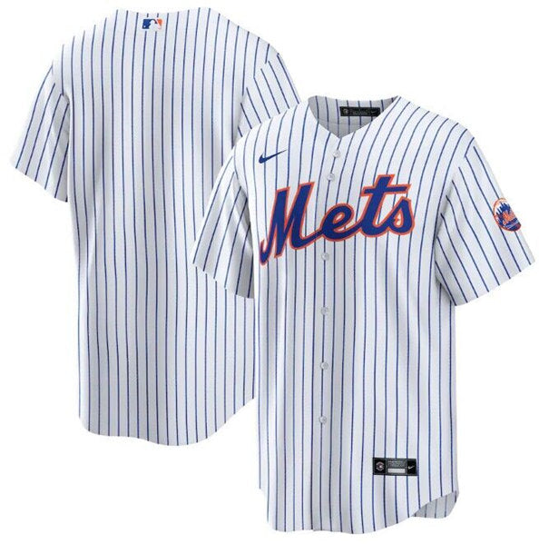 Custom New York Mets white jersey