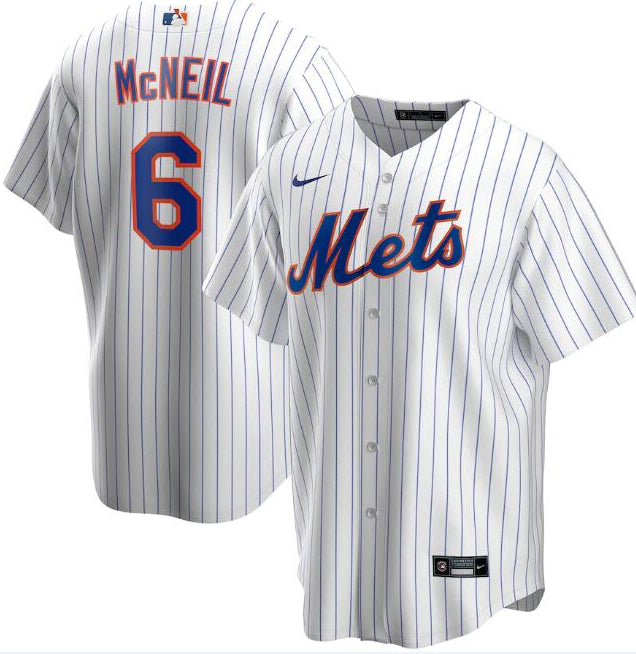 New York Mets white jersey