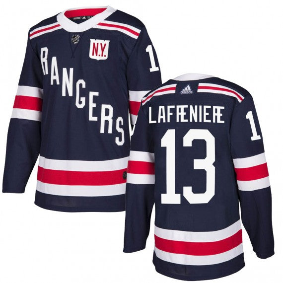 Alexis Lafrenire New York Rangers navy Winter Classic jersey
