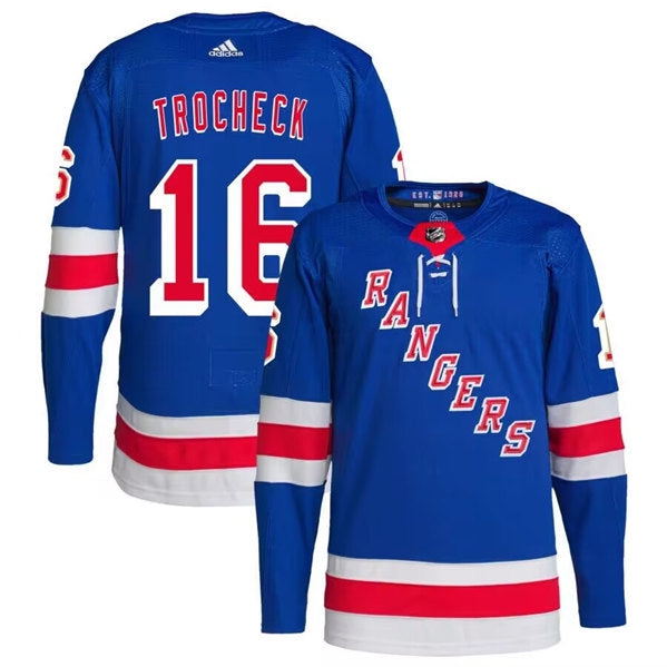 Vincent Trocheck New York Rangers royal jersey