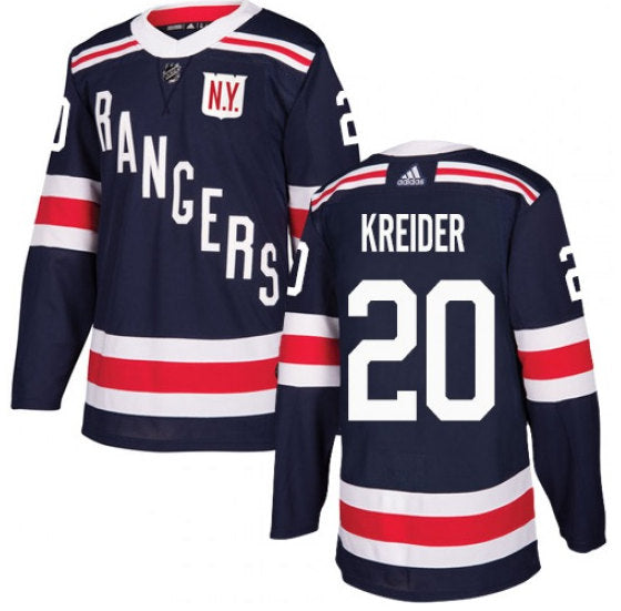 Chris Kreider New York Rangers navy Reverse Retro jersey
