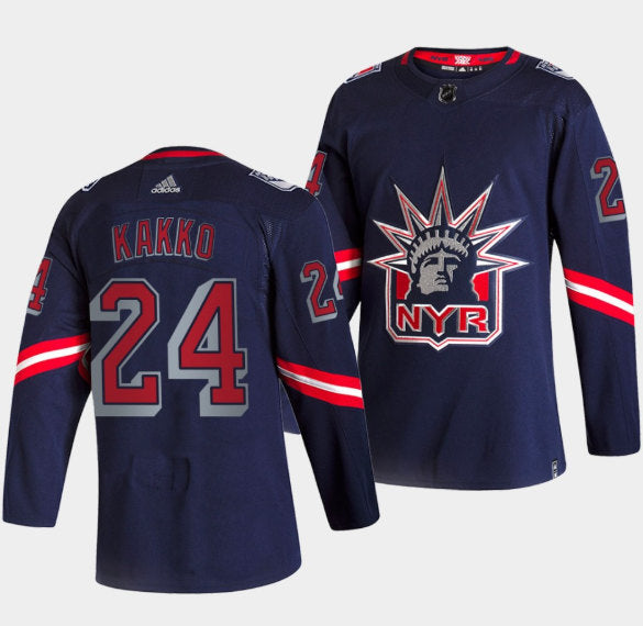 Kaapo Kakko New York Rangers navy Reverse Retro jersey
