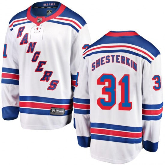 Igor Shesterkin New York Rangers white Home jersey
