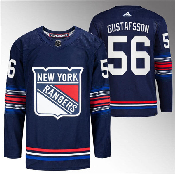 Erik Gustafsson New York Rangers navy jersey
