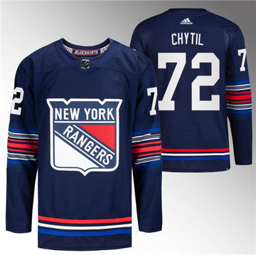 Filip Chytil New York Rangers navy jersey
