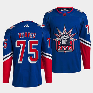 Ryan Reaves New York Rangers blue Reverse Retro jersey