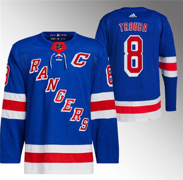 Jacob Trouba New York Rangers blue jersey