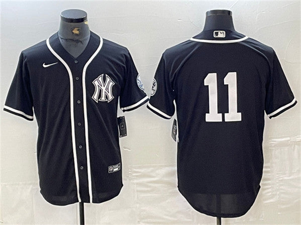 Anthony Volpe New York Yankees black jersey