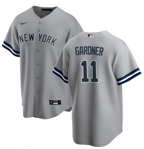 Brett Gardner New York Yankees grey jersey