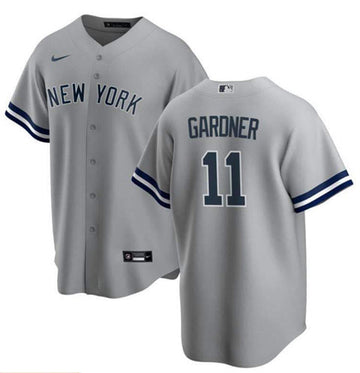 Brett Gardner New York Yankees grey jersey