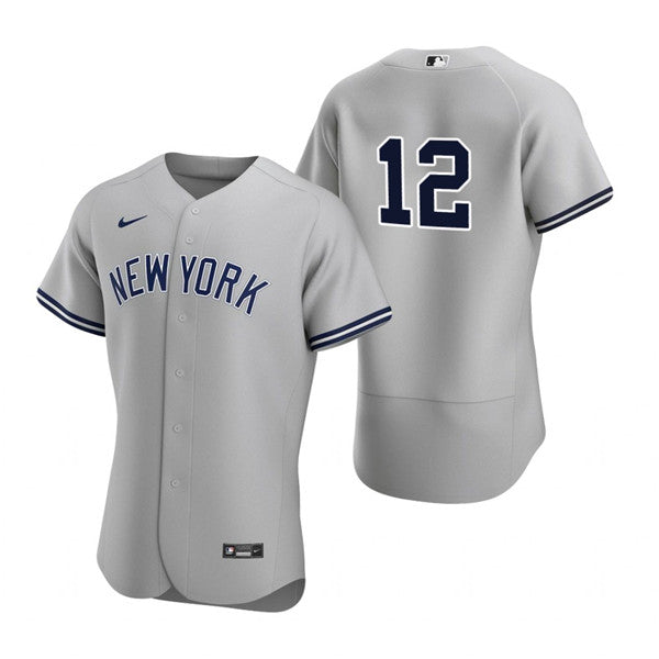Isiah Kiner-Falefa New York Yankees grey jersey