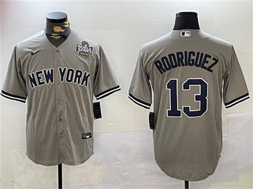 Alex Rodriguez New York Yankees gray jersey