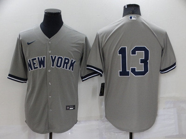Alex Rodriguez New York Yankees gray jersey