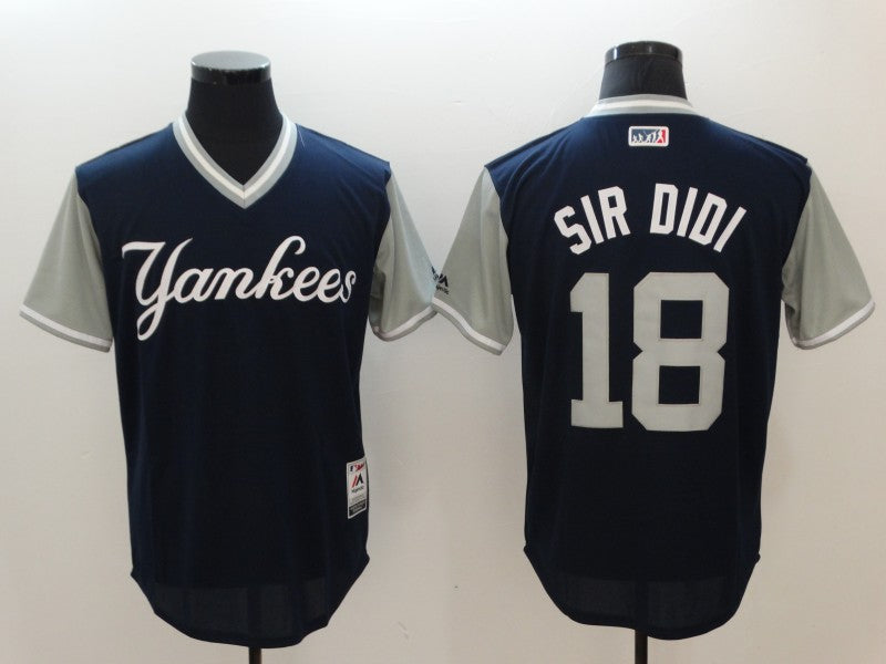 Didi Gregorius Sir Didi Majestic New York Yankees navy jersey