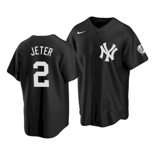 Derek Jeter New York Yankees black jersey