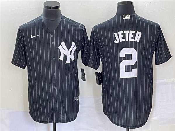 Derek Jeter New York Yankees black jersey