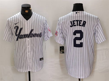 Derek Jeter New York Yankees white jersey