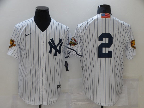 Derek Jeter New York Yankees white jersey