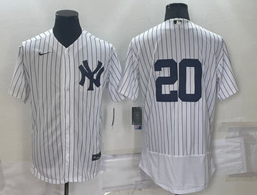 Jorge Posada New York Yankees white jersey
