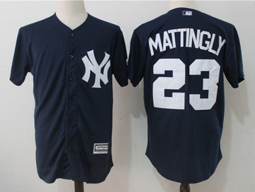 Don Mattingly New York Yankees black jersey
