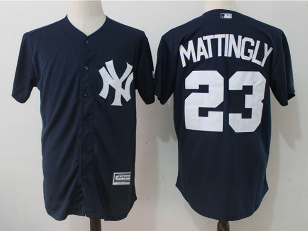 Don Mattingly New York Yankees black jersey