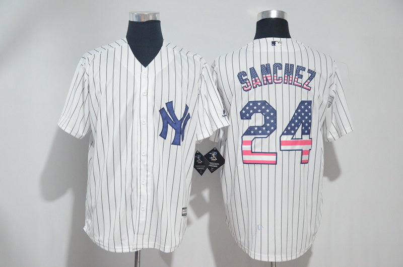 Gary Sanchez New York Yankees white jersey
