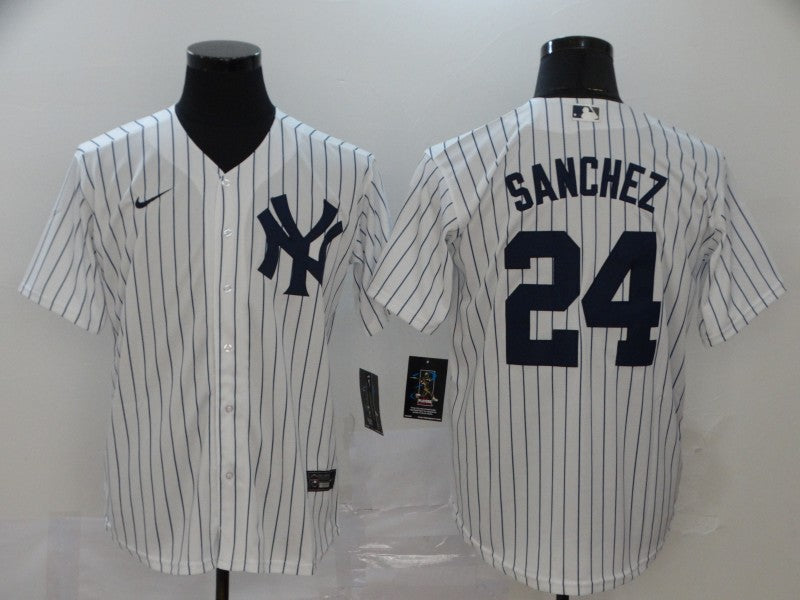 Gary Sanchez New York Yankees white jersey